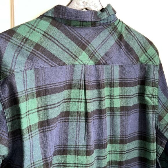 CLOUDVEIL MOUNTAINWORKS Blackwatch Plaid Flannel Stretch Shirt-L NWT! - Picture 6 of 8